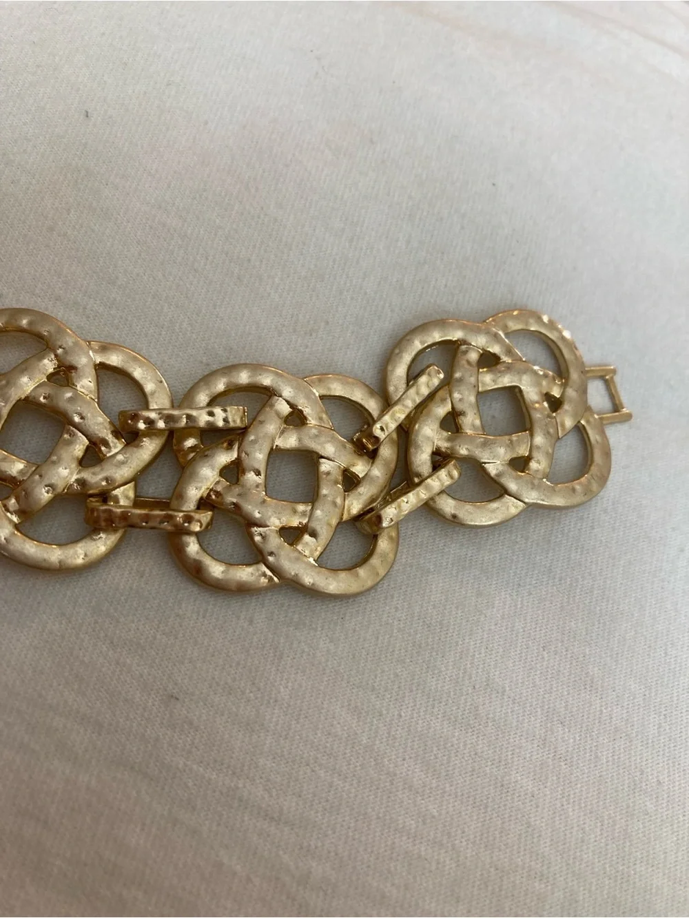 Lia Sophia Gold Tone Chunky Bracelet
